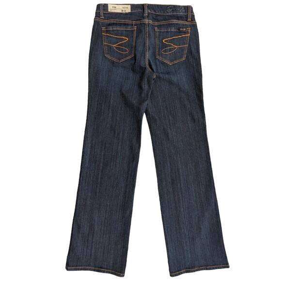 Seven7 Flare Flared Jeans Women‎ Size 8 Blue Stretch - Picture 5 of 16